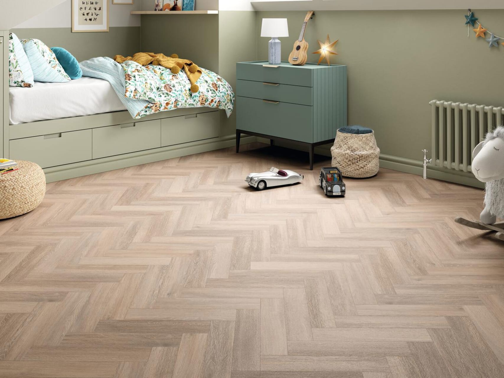 Powdered Oak: Beautifully designed LVT wood flooring from the